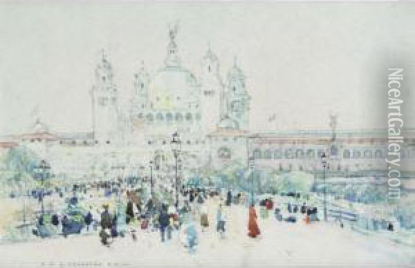 1901 Glasgow Exhibition Oil Painting - Robert Mcgown Coventry