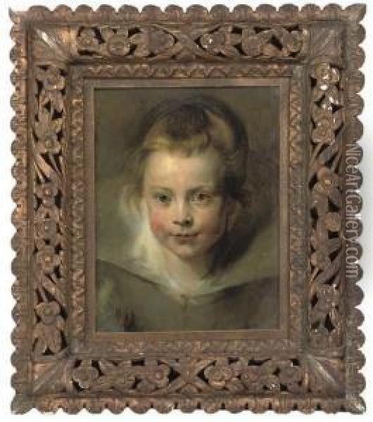 Portrait Of Clara Serena Rubens Oil Painting - Erni Von Huttenbrenner