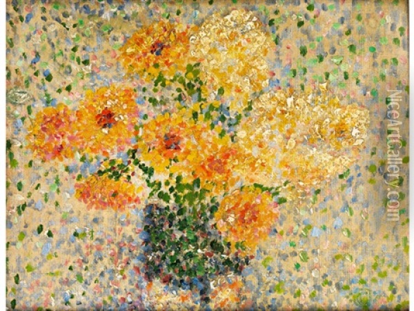 Blumenstilleben Oil Painting - Georges Lemmen