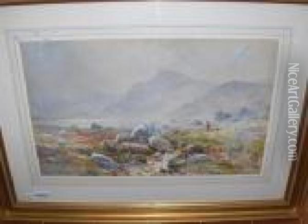 Mountain Mist Oil Painting - Charles Brooke Branwhite