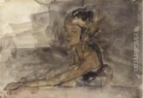 The Javanese Dancer Oil Painting - Isaac Israels