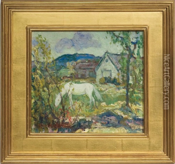White Horse Oil Painting - Charles Reiffel
