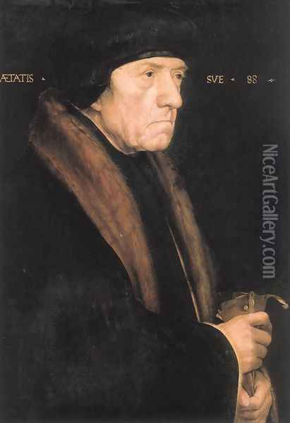 Portrait of John Chambers 1543 Oil Painting - Hans Holbein the Younger