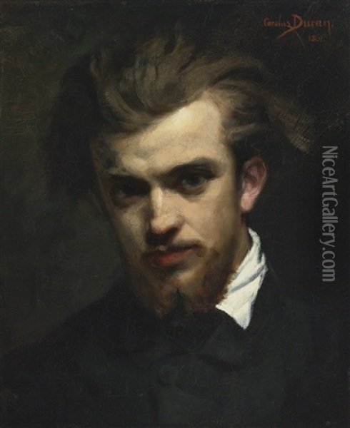 Portrait Of Henri Fantin-latour Oil Painting - Charles Auguste Durand