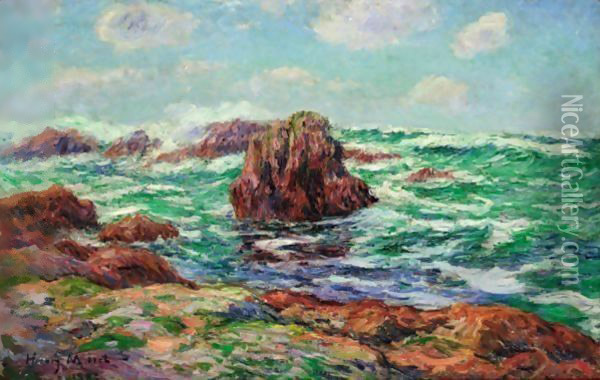 Pern, Ile d'Ouessant Oil Painting - Henri Moret