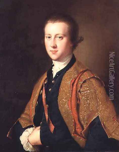 The Honourable Richard Fitzwilliam, 7th Viscount Fitzwilliam of Merrion, 1764 Oil Painting - Josepf Wright Of Derby