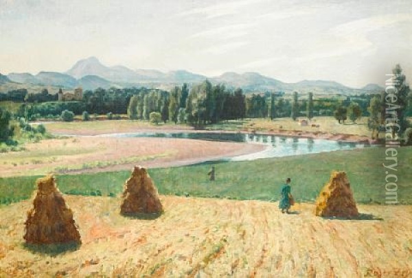 French Landscape Oil Painting - Roger Fry