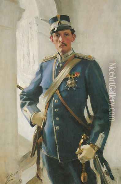 Prins Carl Oil Painting - Anders Zorn