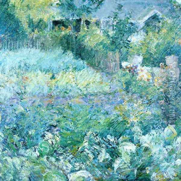 The Cabbage Patch Oil Painting - John Henry Twachtman