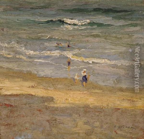 The Incoming Tide Oil Painting - Elioth Gruner