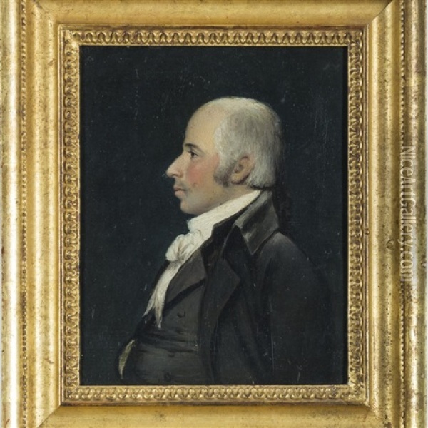 Portrait Of A Colonial Gentleman Oil Painting - James Sharples