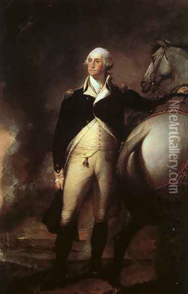 Washington at Dorchester Heights 1806 Oil Painting - Gilbert Stuart