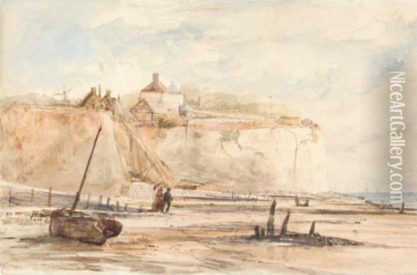 Coastal Scene Oil Painting - Thomas Gainsborough