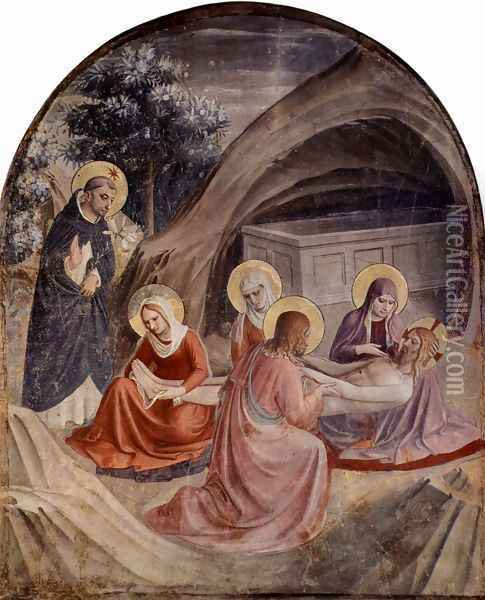 Burial of Christ Oil Painting - Angelico Fra