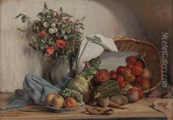 Zeit Der Frucht Oil Painting - Karl Hayd