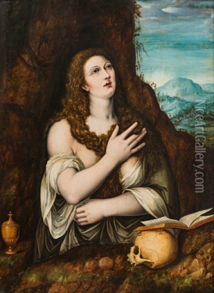 Maria Magdalena Oil Painting - Adam van Noort the Elder