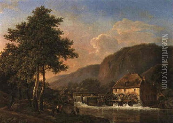 The Mill Oil Painting - Hendrick Van Assche