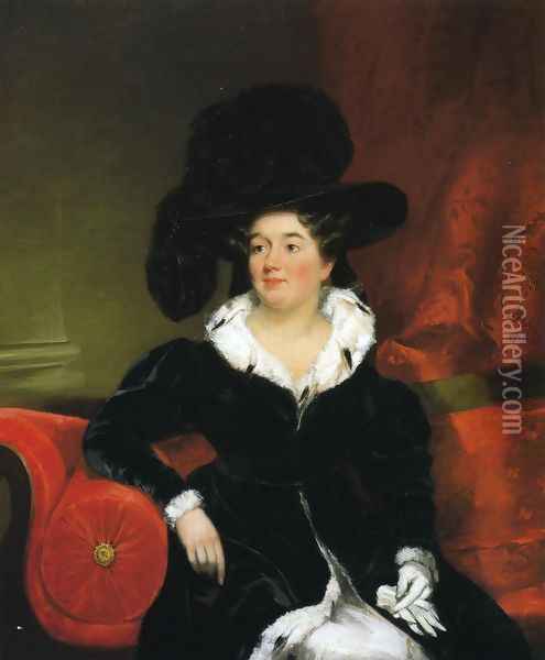 Mrs. Samuel Appleton (Julia Webster) Oil Painting - Chester Harding
