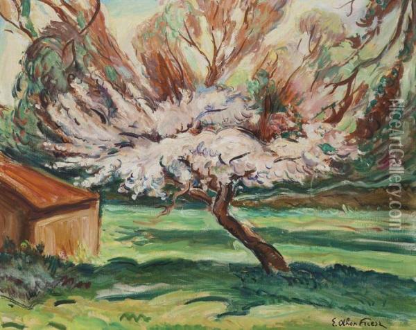 Pommier En Fleurs Oil Painting - Emile-Othon Friesz