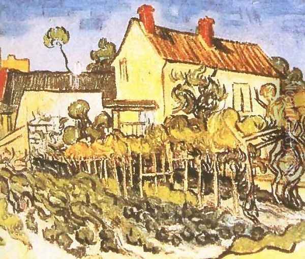House Of Pere Pilon The II Oil Painting - Vincent Van Gogh