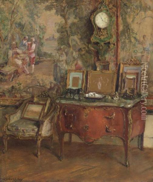 La Commode Oil Painting - Walter Gay