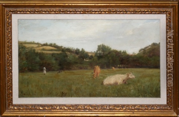 Untitled Oil Painting - Robert J. Wickenden