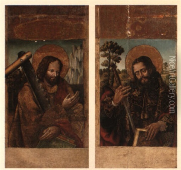St. Paul Oil Painting - Fernando Gallego y Taller