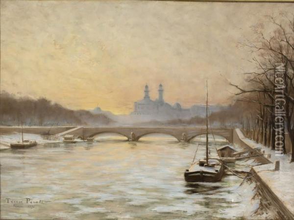 1895. 57 X 77 Oil Painting - Teresa Del Po