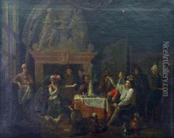 Ohne Titel Oil Painting - Jan Jozef, the Younger Horemans