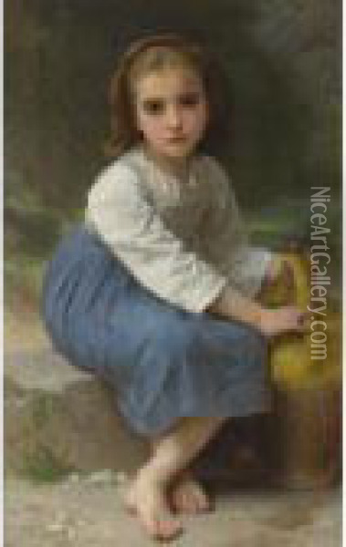 Jeune Fille A La Cruche Oil Painting - William-Adolphe Bouguereau