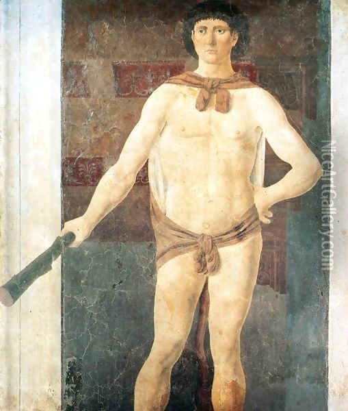 Hercules Oil Painting - Piero della Francesca