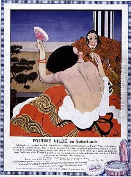 Advertisment for Nilde powder Oil Painting - Loys