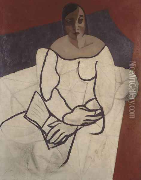 Femme à la lecture Oil Painting - Juan Gris