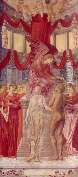 The Temple of Love Oil Painting - Sir Edward Coley Burne-Jones