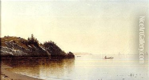 Narrangasett Bay Oil Painting - Alfred Thompson Bricher