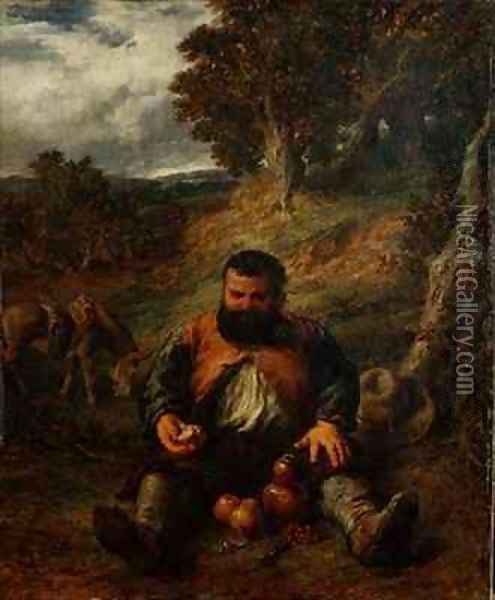 Sancho Panza Oil Painting - Sir John Gilbert