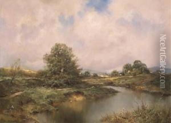 Landscape Oil Painting - Ernest Parton