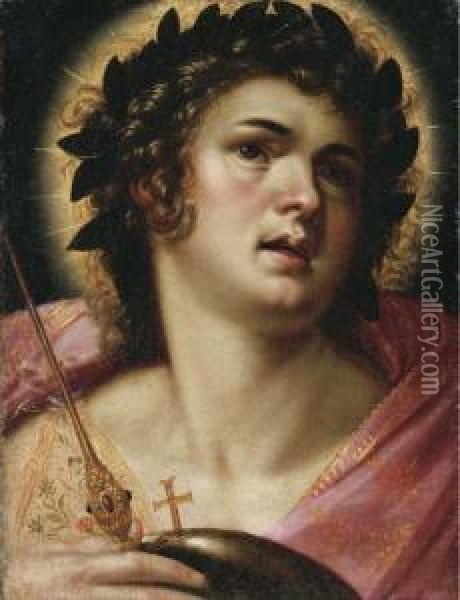 Christ Victorious Oil Painting - Otto van Veen