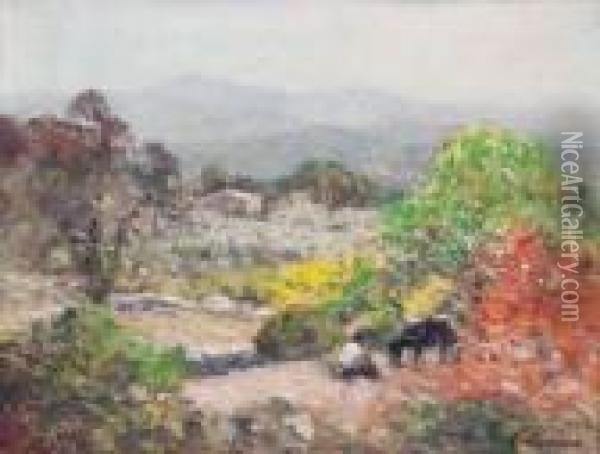 Paysage De Provence Oil Painting - Fernand Maillaud