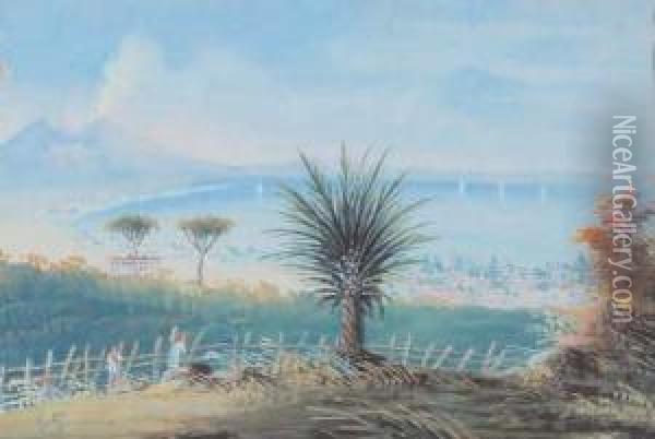 Veduta Di Napoli Oil Painting - Girolamo Gianni