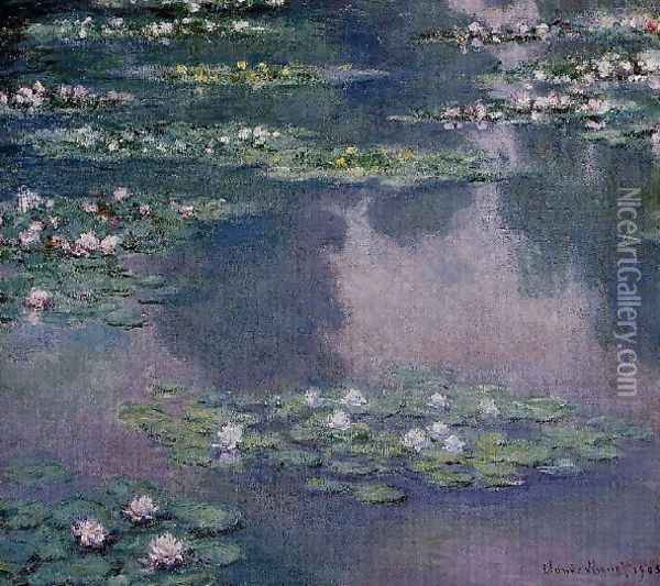 Water Lilies52 Oil Painting - Claude Oscar Monet