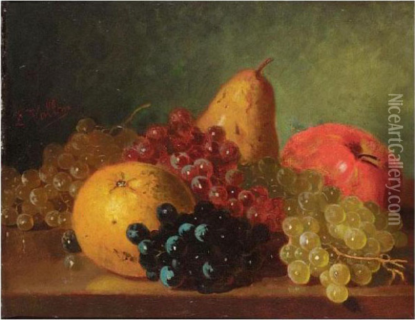 Still Of Fruit Oil Painting - Antoine Vollon