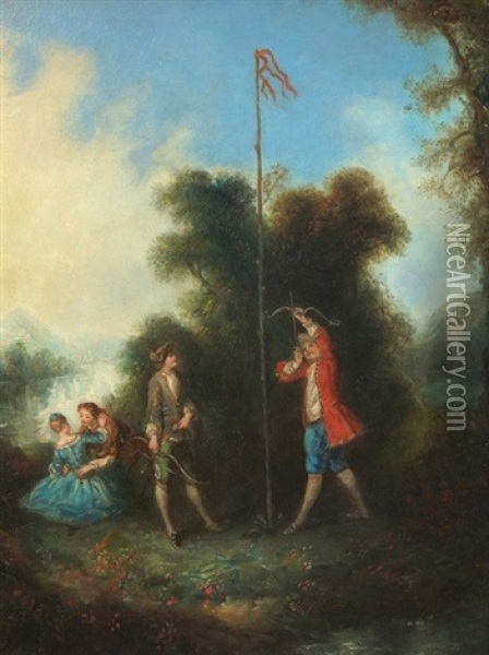 Shooting Arrows Oil Painting - Henry Andrews