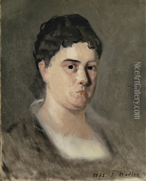 Portrait Der Caroline Coutau-marcelin Oil Painting - Ferdinand Hodler