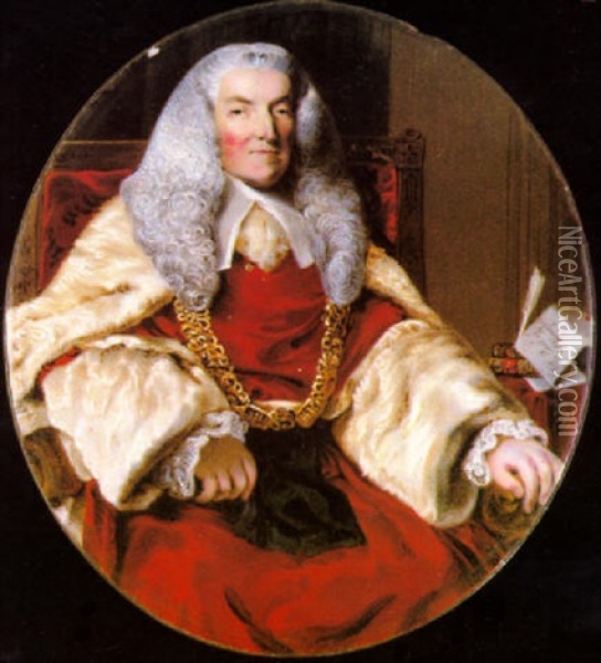 The Earl Of Mansfield Oil Painting - William Russell Birch
