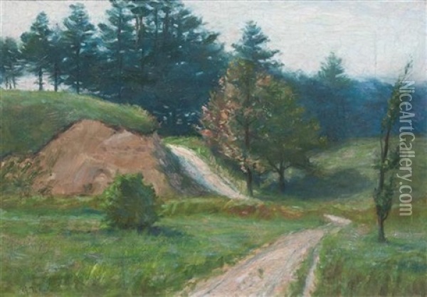 Kettle Moraine Path Oil Painting - George Raab