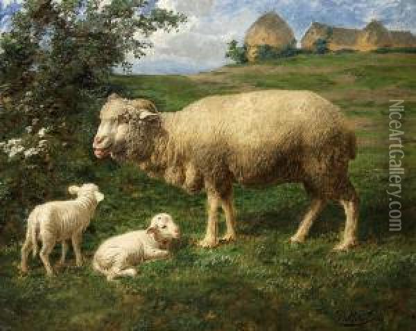 Kekruhas Holgy Oil Painting - Lajos Bruck