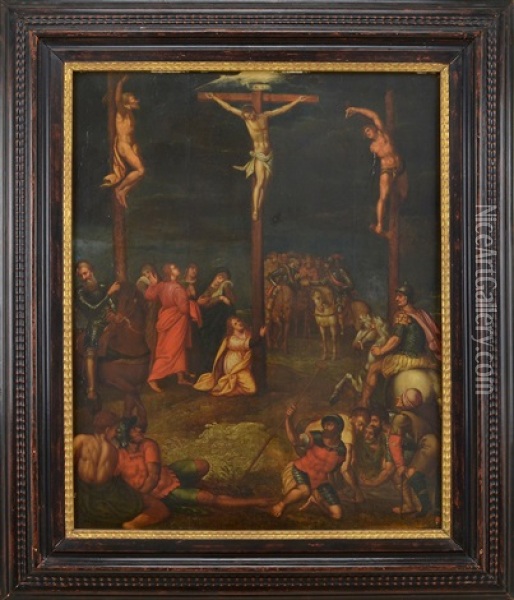 Den Korsfaste Kristus Oil Painting - Frans Francken the Elder