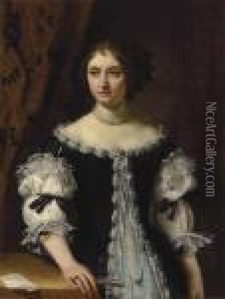 Portrait Of Maria Maddalena Rospigliosi Panciatichi Oil Painting - Carlo Maratta or Maratti