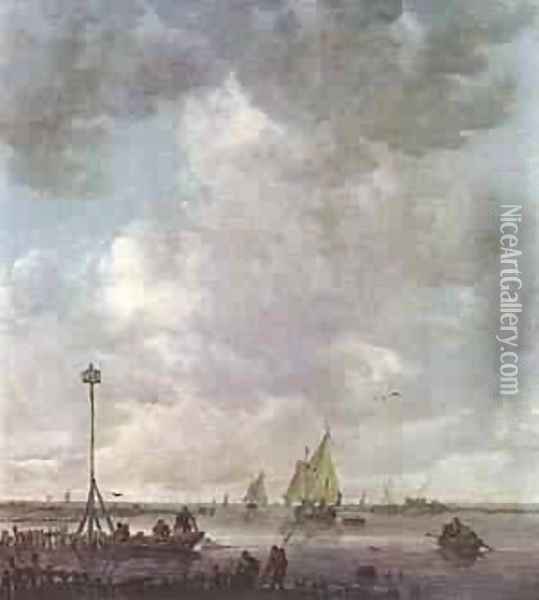 Landscape With Dunes 1630-35 Oil Painting - Jan van Goyen